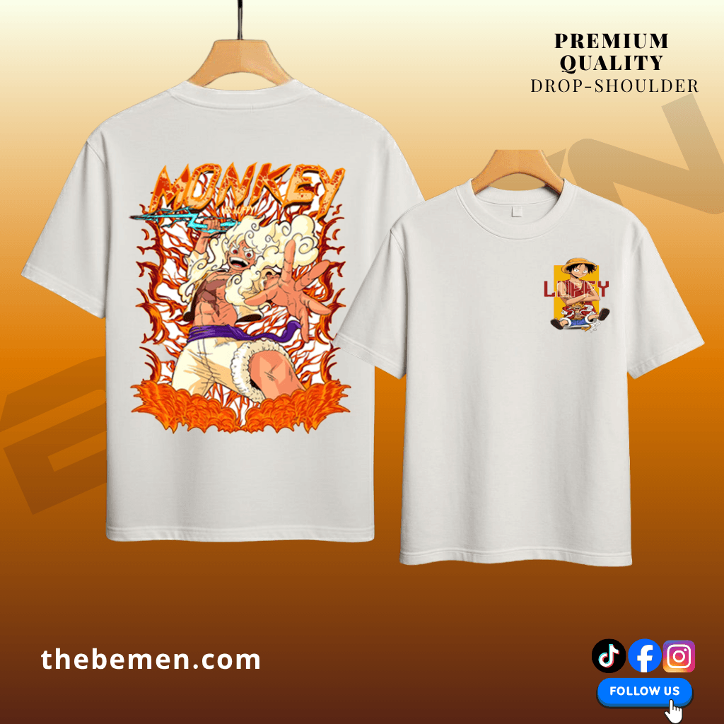 One Piece "Gear 5" Luffy Drop-Shoulder Tee