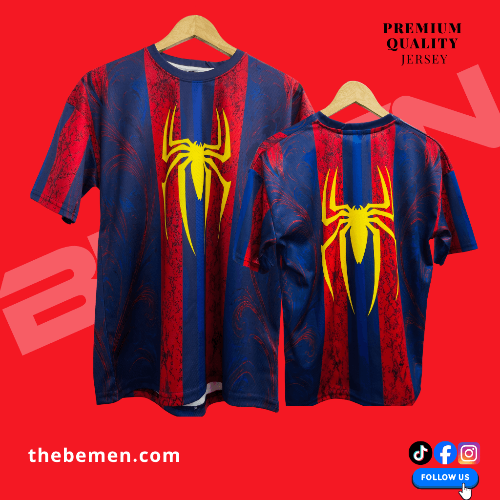 Barca x Spider-Man "Blaugrana Web" Jersey